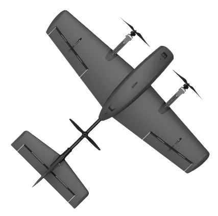Tilt-Rotor Fixed-Wing Reconnaissance Drone Heimdall 120